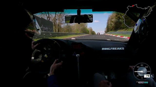 Nürburgring Nordschleife - Ring Freaks BMW E36 325i (on board camera) смотреть онлайн