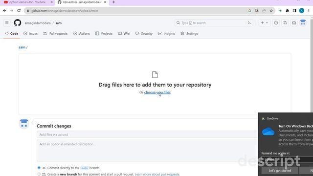 how to upload files & how to delete files in git hub|in telugu смотреть онлайн