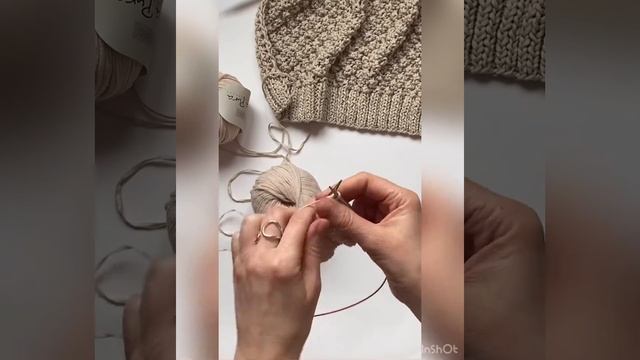 Укороченные ряды немецкий способ. Изнаночный ряд