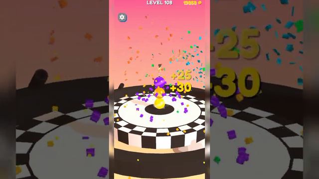 Stack Rider Gameplay Level 108 to 109th . Enjoy 1 Min Video 🔥 смотреть онлайн