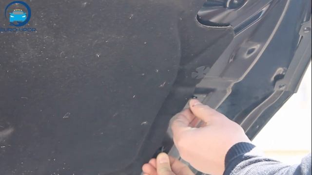 Установка амортизаторов капота на Honda Accord 9 / Хонда Аккорд 9