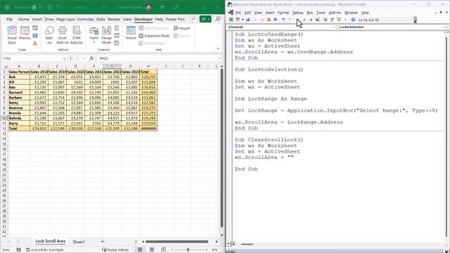 Permanently Set Scroll Area in Excel | Stop Infinite Scrolling | Limit Visible Area in Excel смотреть онлайн
