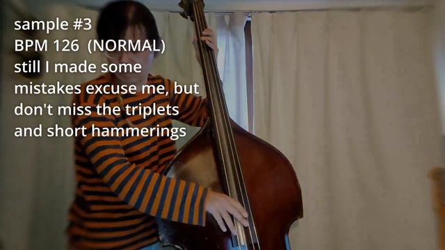 contrabass LESSON to copy Ray Brown bass solo レッスン レイブラウン ソロ コピー You Look Good to Me/We Get Request смотреть онлайн