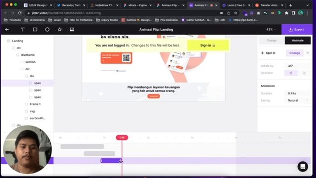 Cara Membuat Animasi Landing Page Seperti Flip Di Figma