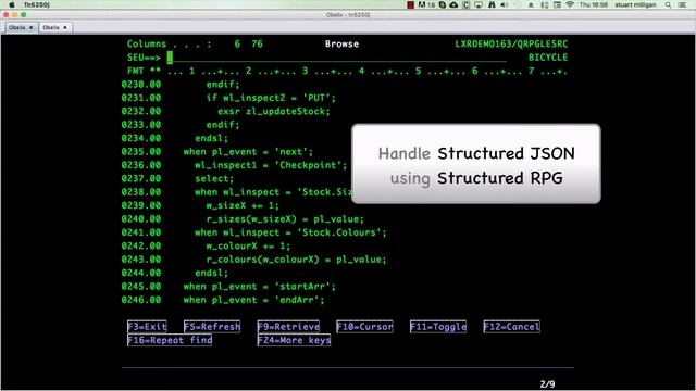 LXR iCore RPG REST API on IBM i (1080) смотреть онлайн