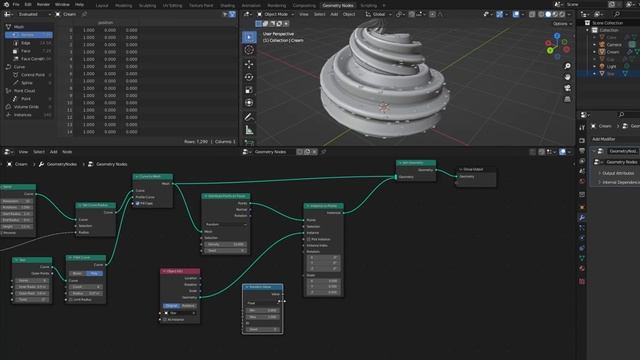 Blender tutorial - Make cartoon cupcake using Geometry Nodes and procedural materials #oe287 смотреть онлайн