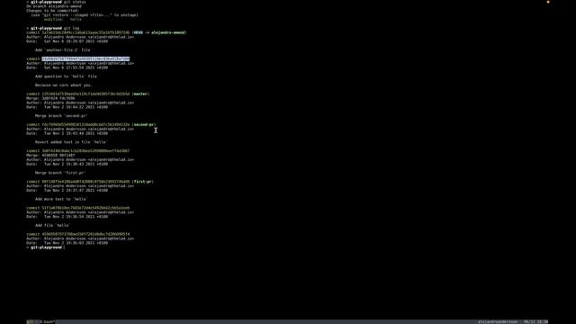 03. git commit --fixup / --squash — 1/4 смотреть онлайн