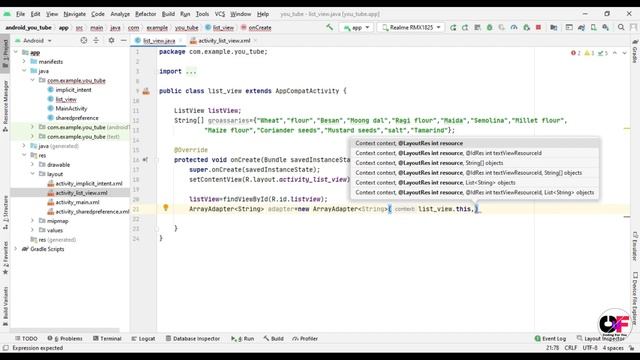 ListView in Android | ListView in Android Studio | Android ListView & Array Adapters | Create List смотреть онлайн