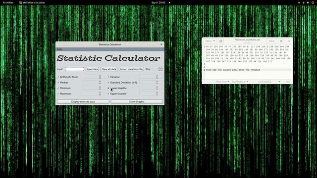 Statistic calculator - Qt & C++ смотреть онлайн
