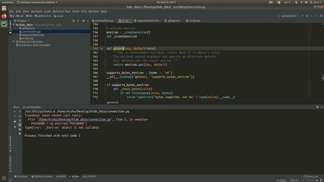 Работа с переменными окружения в Python, os.getenv и python-dotenv. смотреть онлайн