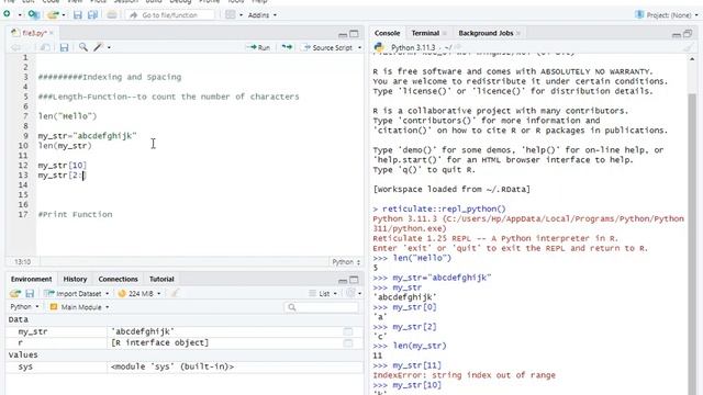Python Data types | Indexing and Slicing in Python | Python in Rstudio | Tech Wizards смотреть онлайн