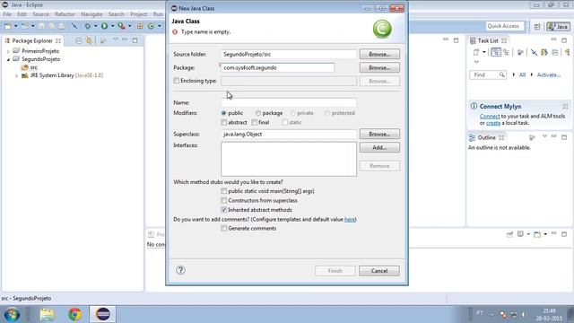 007 Java nivel basico Segundo projeto Java em Eclipse смотреть онлайн