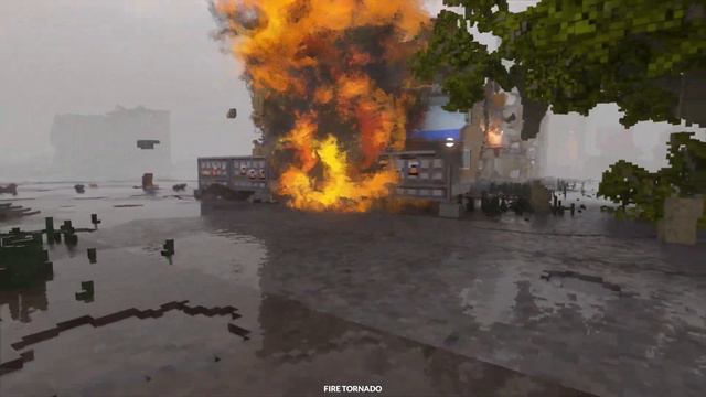 Fire Tornado Vs RUSSİA TOWN 5 Teardown | Realistic Tornado Storm Destruction Mod ( торнадо ) PC #14