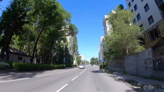 Bishkek 4K Morning And Sunset Drive. Бишкек 4K - утренняя и вечерняя поездка.
