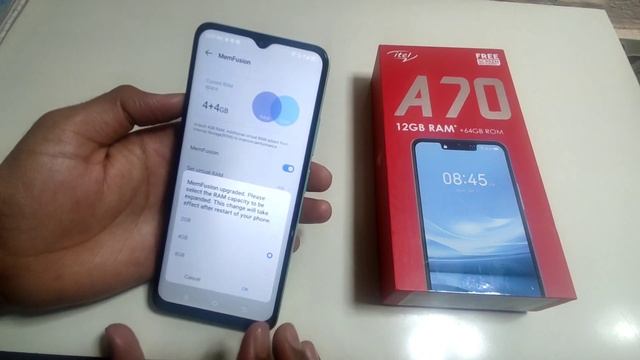 How To RAM Setting In Itel A70 mobileItel A70 phone me RAM kaise badhaye