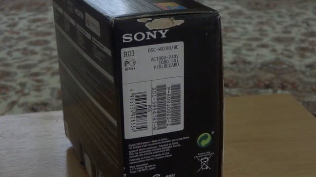 РАСПОКОВКА ФОТОАППРАТА SONY WX 200 смотреть онлайн