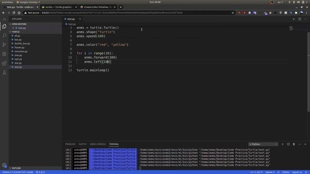 Complete Python Turtle Graphics (Beginner to Advanced) | Bangla Tutorial смотреть онлайн