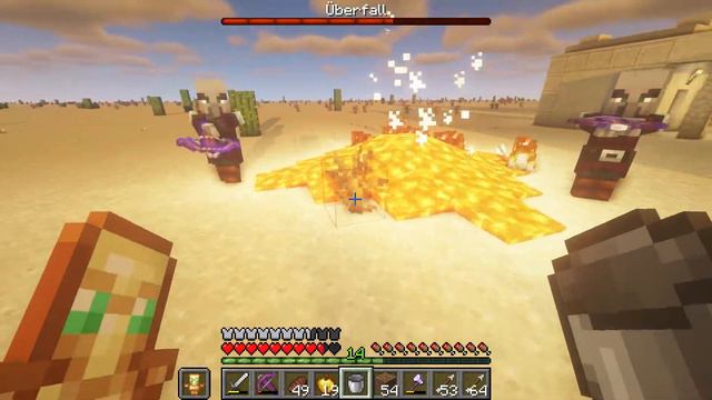Minecraft Hardest Raid With Only Iron Armor (Bad Omen V) смотреть онлайн