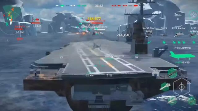 modern warships: USS Gerald R. Ford (cvn-78) in action online match gameplay смотреть онлайн