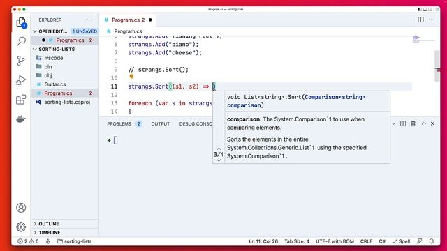 How to sort lists in C# | Teach Me Tech смотреть онлайн
