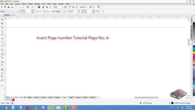 Insert page number in coreldraw смотреть онлайн