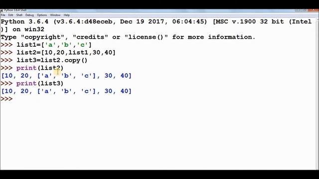 20. List Datatype Part3 - Aliasing, Shallow Cloning and Deep Cloning смотреть онлайн