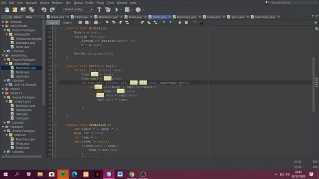 SHELL SORT, RADIX SORT, QUICK SORT смотреть онлайн