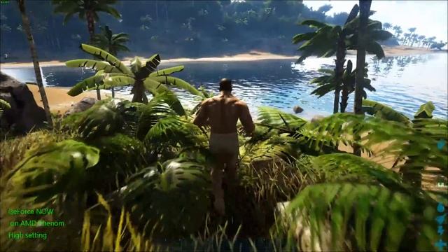 ARK: Survival Evolved В GeForce NOW |1080P высокие настройки смотреть онлайн