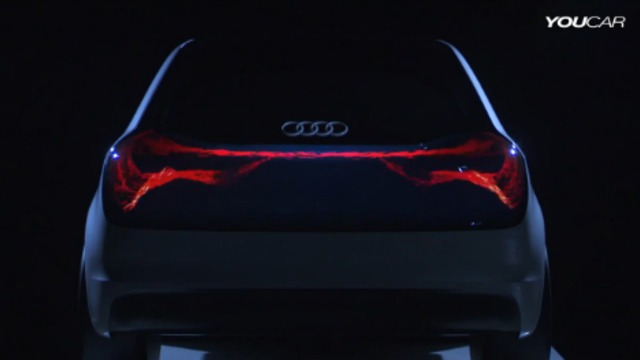 Концепт Audi с необычныеми фарами смотреть онлайн