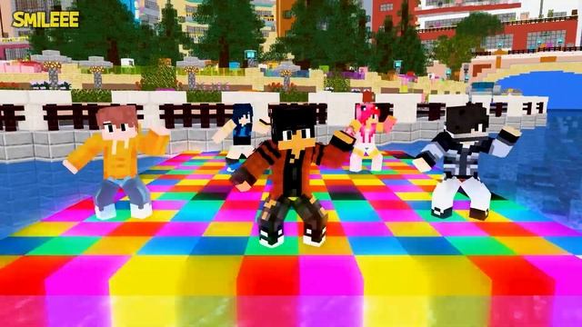 AARON ZANE NOI CREW DANCE | SHUFFLE DANCE | ELECTRO MEME | CAPTURED LOVE - MINECRAFT ANIMATION смотреть онлайн