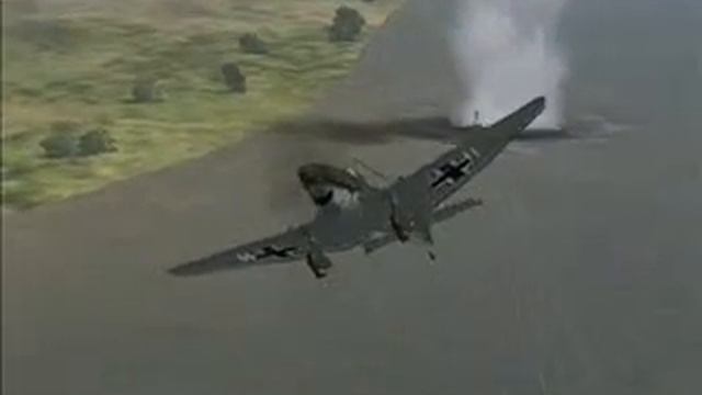 2007-01-09. NullWar. Junkers-87. Бомбардировка корабликов смотреть онлайн
