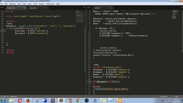 How To Create LOGIN And LOGOUT WEBSITE With PHP NEW смотреть онлайн