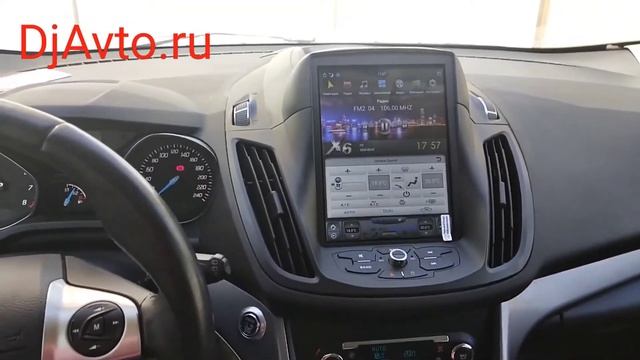 Магнитола Tesla для Ford Kuga II (2013+) 4+32 Gb Экран 9.5" Android 8, DjAvto 3858 смотреть онлайн