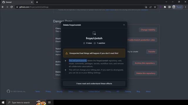 Cara Hapus Repository di GitHub - Delete Repo Project Git смотреть онлайн