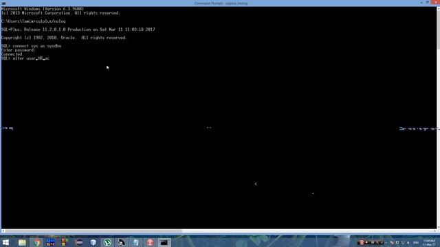 Oracle username and password and Account unlocking смотреть онлайн