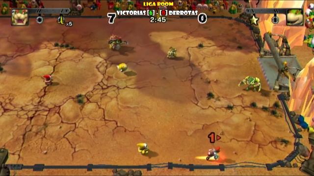 MARIO STRIKERS | LIGA BOOM | PARTIDO #7 de 100 | BOWSER vs BOWSY смотреть онлайн