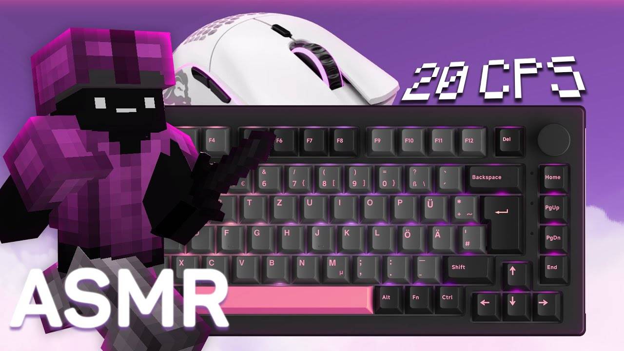 Minecraft Bedwars - АСМР + HandCam | Звуки мыши и клавиатуры | Соло/Дуо