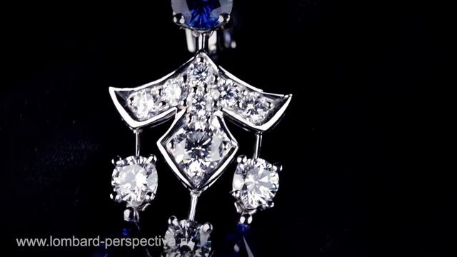 СЕРЬГИ GRAFF LOTUS EARRINGS SAPPHIRE смотреть онлайн