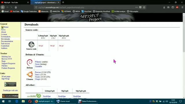 Mp3splt 1.5 (audio editor)/ présentation/ FR смотреть онлайн