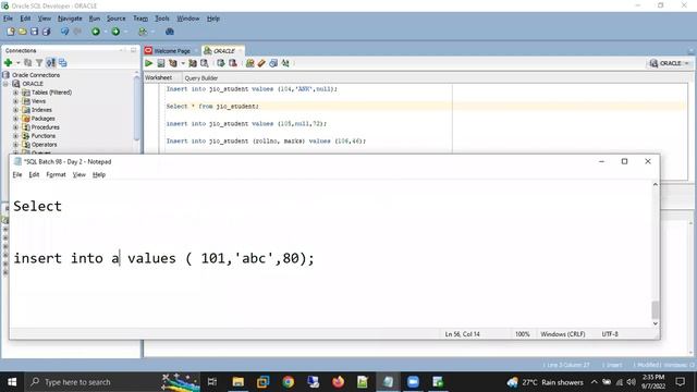 SQL Day 2 - Batch 98 смотреть онлайн