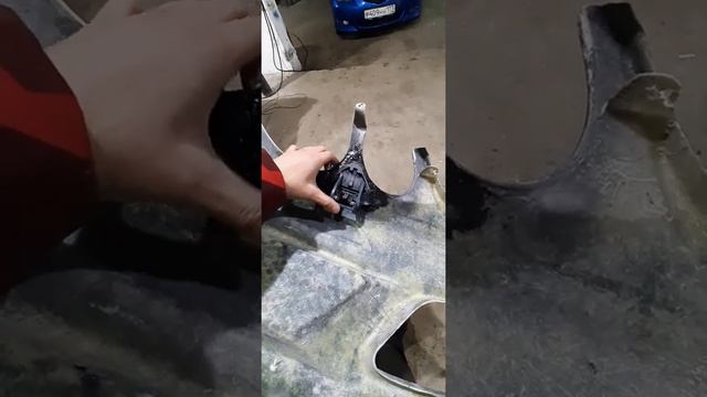 Передний бампер на w211 amg стекловолокно + сплиттер смотреть онлайн