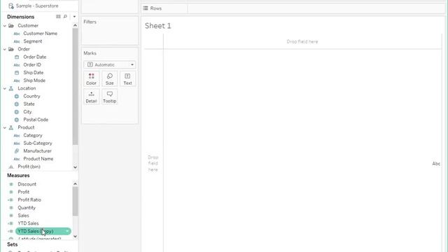 How to create Year To Date and Month To Date calculations in Tableau смотреть онлайн