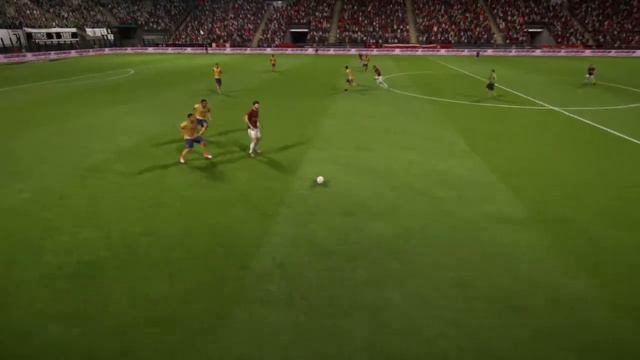FIFA 18_пас пяткой между ног соперника смотреть онлайн