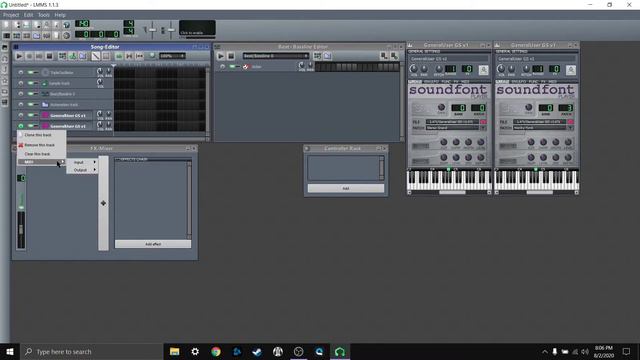 software - LMMS - using a MIDI keyboard