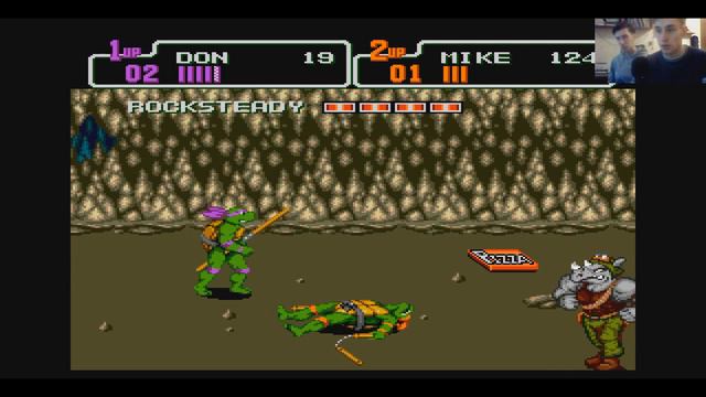 Черепашье-ниндзяшные будни. TEENAGE MUTANT NINJA TURTLES .THE HYPERSTONE HEIST. Кооператив смотреть онлайн