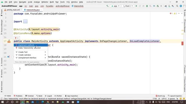 How to Create pdf reader app in android studio | simple PDF Reader App | PDF Viewer Android Studio смотреть онлайн