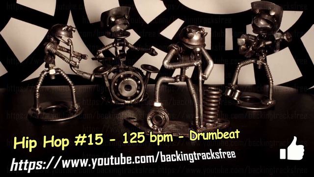 125 BPM - Hip Hop #15 - 4/4 Drum Beat - Drum Track смотреть онлайн