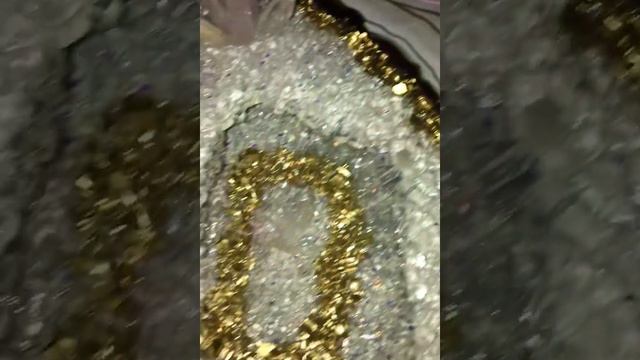 3D art Crystals geode rose quartz (как нарисовать абстрактную картину эпоксидной смолой) смотреть онлайн