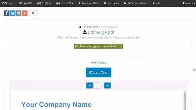 How to Merge PDF Online - PDF.co Free Online PDF Tutorial смотреть онлайн