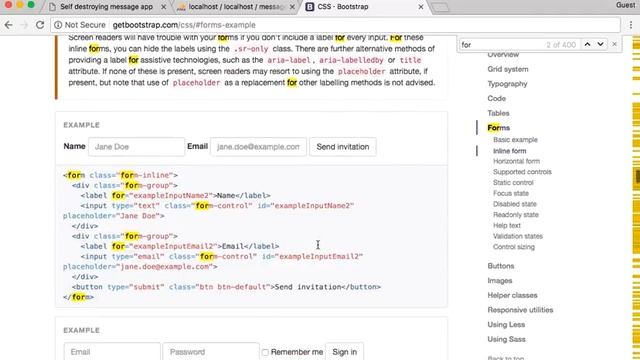 PHP 02: building a self-destructing message app - Setting up the HTML form смотреть онлайн